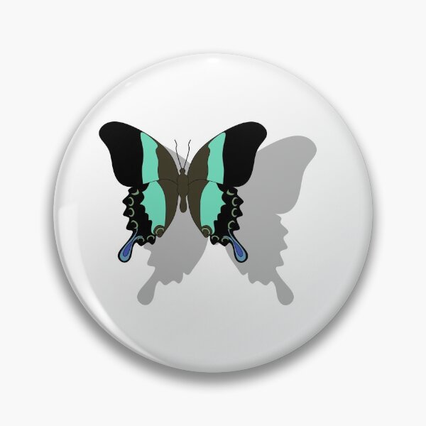 Item preview, Illustration Birdwing Butterfly Flying Over Its Shadow designed and sold by grounds.