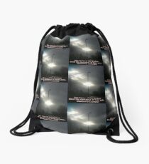 The Tears Of The Broken by Diamante Lavendar Drawstring Bag