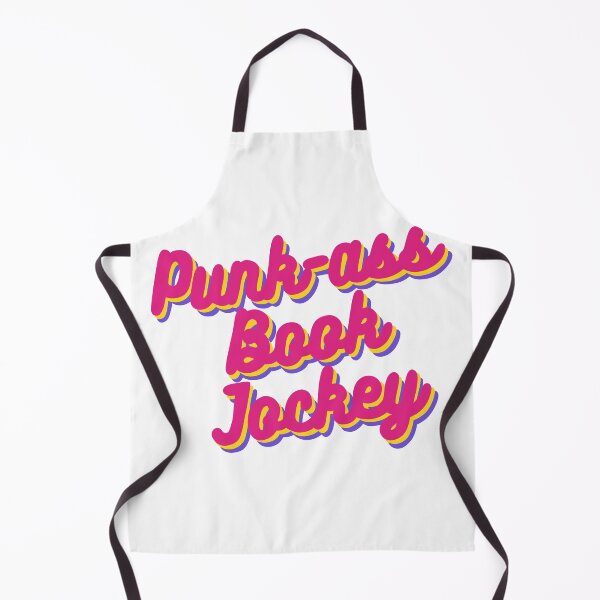 Item preview, Punk-ass Book Jockey hand-lettered retro quote designed and sold by WildeandCo.