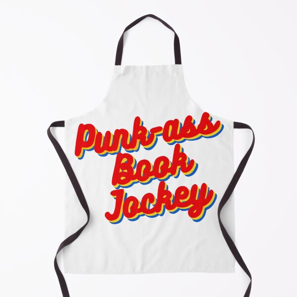 Item preview, Punk-ass Book Jockey hand-lettered retro quote designed and sold by WildeandCo.