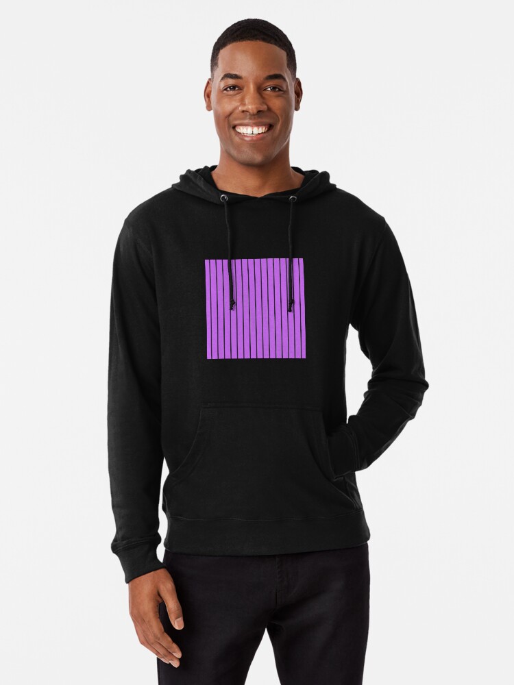 Purple and discount black striped hoodie