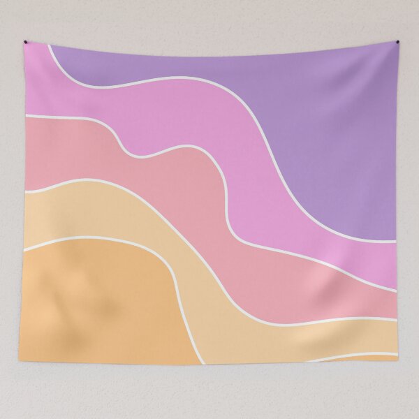 Item preview, Retro Pastel Waves designed and sold by ind3finite.