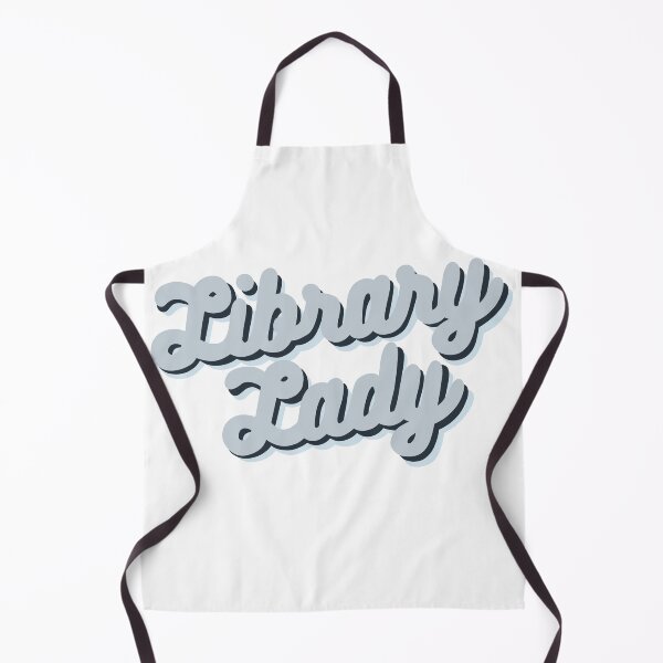 Item preview, Retro Library Lady Design in Blue designed and sold by WildeandCo.