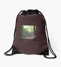 Present Days Become Days Past by Diamante Lavendar Drawstring Bag