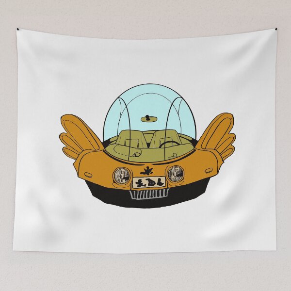 Item preview, Retro alien spaceship designed and sold by vieno.