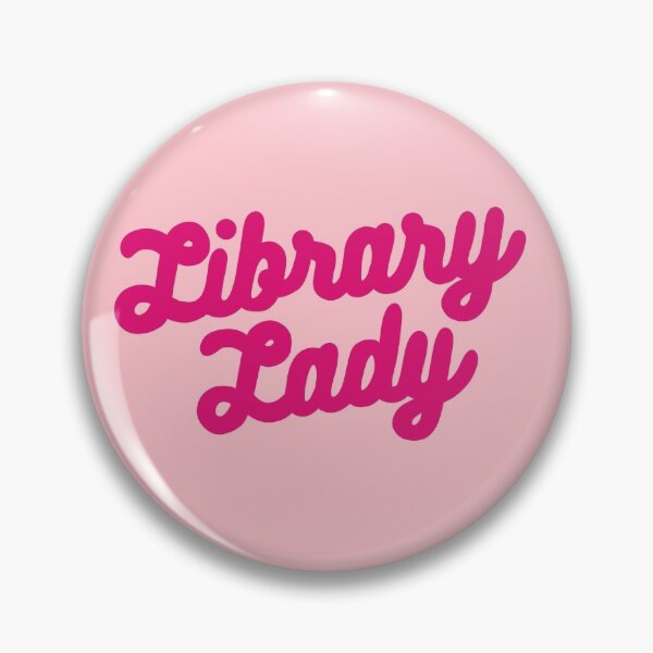 Item preview, Retro Library Lady Design in Hot Pink with Pink Background designed and sold by WildeandCo.