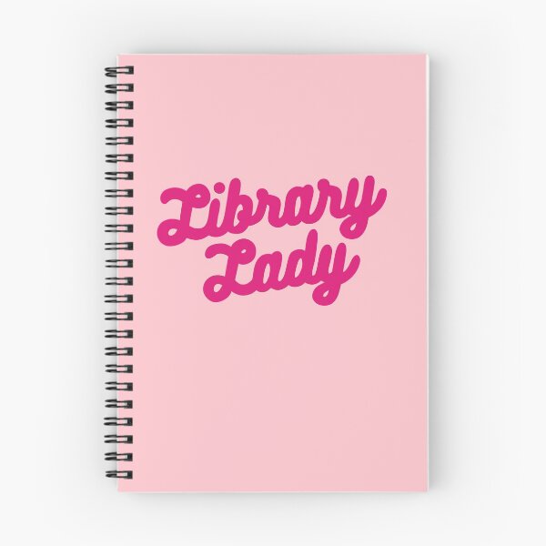 Item preview, Retro Library Lady Design in Hot Pink with Pink Background designed and sold by WildeandCo.