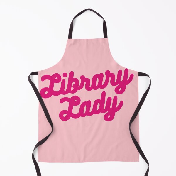 Item preview, Retro Library Lady Design in Hot Pink with Pink Background designed and sold by WildeandCo.