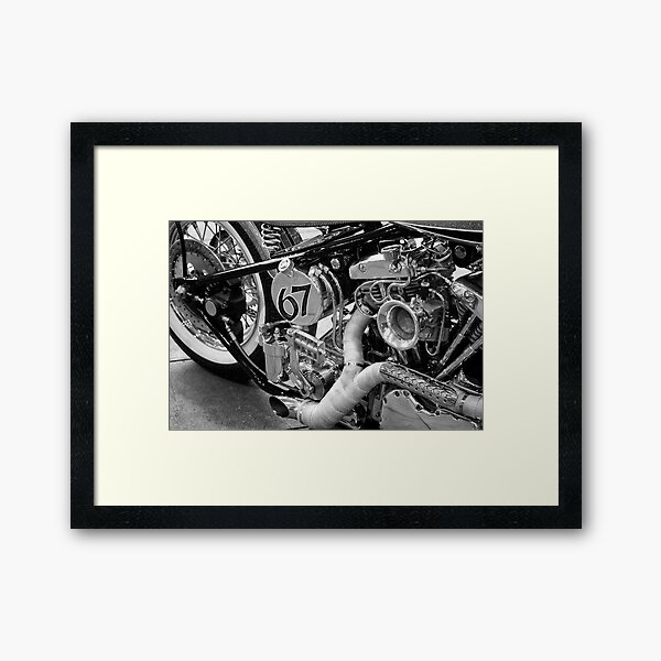 Straight out '67 - v-twin Framed Art Print