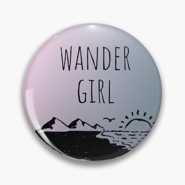 Item preview, Wander Girl- Playa y montañas rosadas designed and sold by Honest-Explorer.