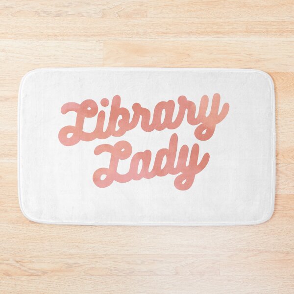 Item preview, Retro Library Lady Design in Pink Watercolor  designed and sold by WildeandCo.