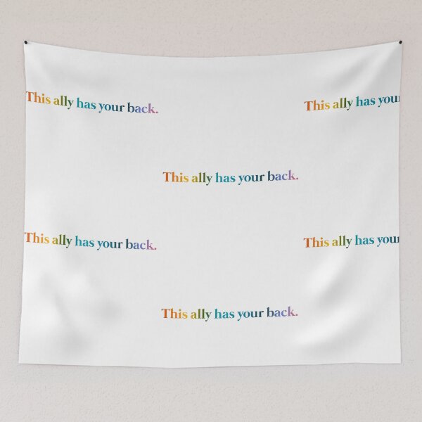 Item preview, This ally has your back! designed and sold by kayleetubbs.