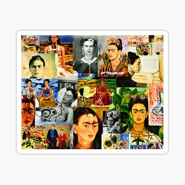 Item preview, Frida collage designed and sold by Madalena Lobao-Tello.