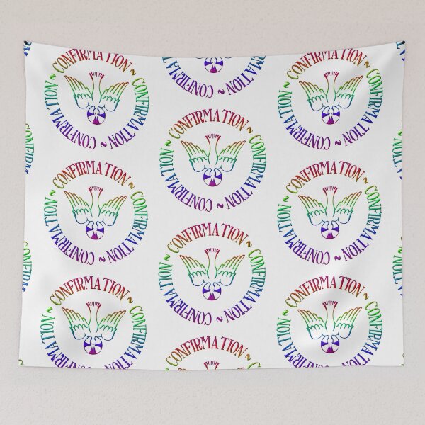 Item preview, Multicolored Sacrament of Confirmation Holy Spirit Symbol designed and sold by Artist4God.