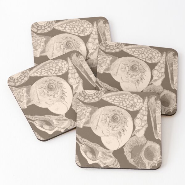 Item preview, Sea Shells Sepia Version designed and sold by Jan Palmer.