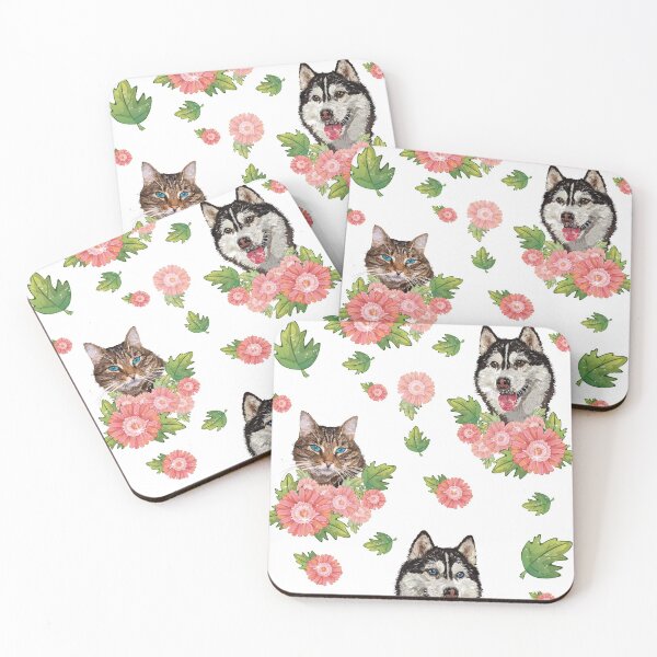 Item preview, Husky and cat designed and sold by obscurite.