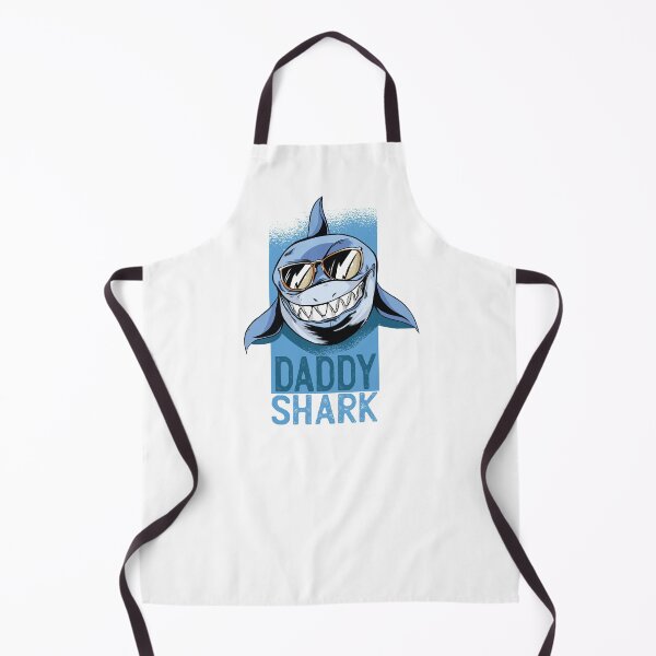 Item preview, Great White Daddy Shark designed and sold by Cute and Funny Animal Art Designs.