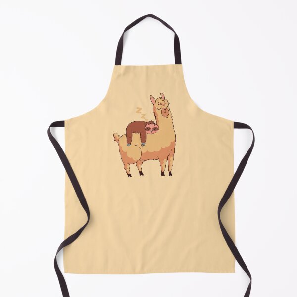 Item preview, Sleepy Sloth Sleeping on Llama designed and sold by Cute and Funny Animal Art Designs.