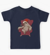 Sophisticated Sloth Kids Tee