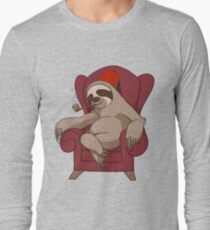Sophisticated Sloth Long Sleeve T-Shirt