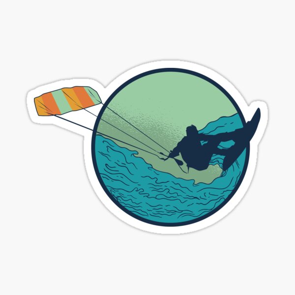 Kite Surf Stickers for Sale, Free US Shipping