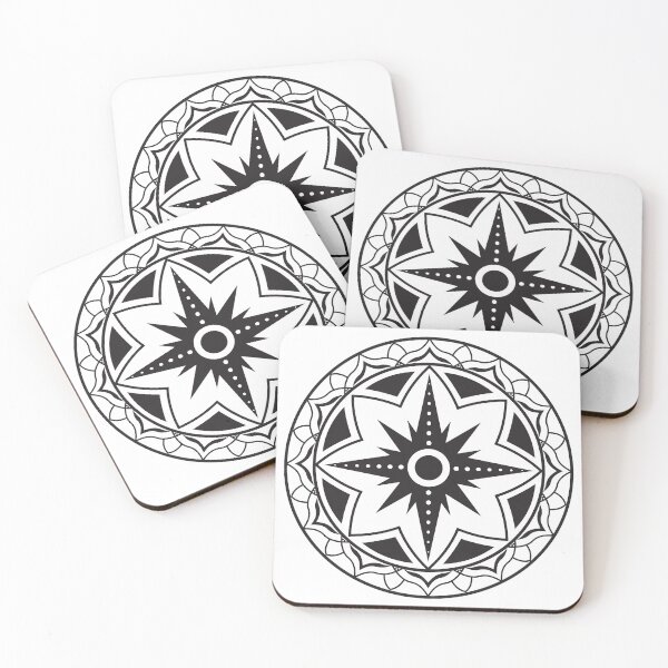 Item preview, Compass Sacred Symbol designed and sold by TribalMafia.
