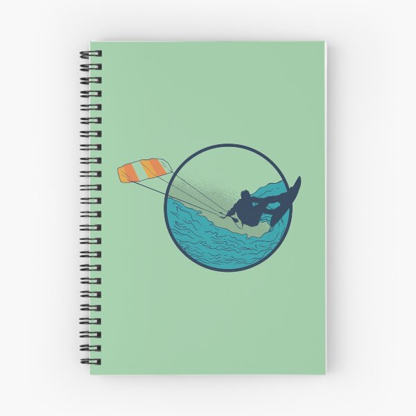 Item preview, Kite Surfing the Waves designed and sold by CoolSilhouettes.