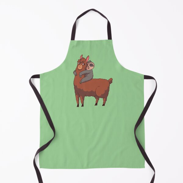 Item preview, Sleepy Sloth Hugging Llama designed and sold by Cute and Funny Animal Art Designs.