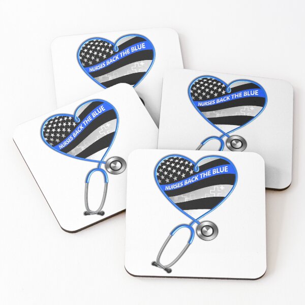 Item preview, Nurses back the blue designed and sold by polygrafix.