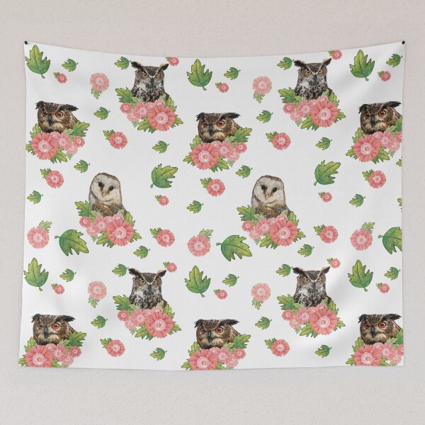 Item preview, Owls and white owl designed and sold by obscurite.