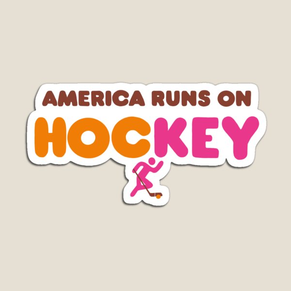 Item preview, America Runs on Hockey designed and sold by habraszek.