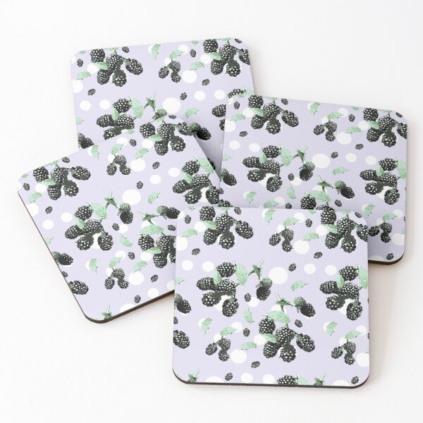 Item preview, Blackberry Print - Lavender designed and sold by ChiffonFleur.