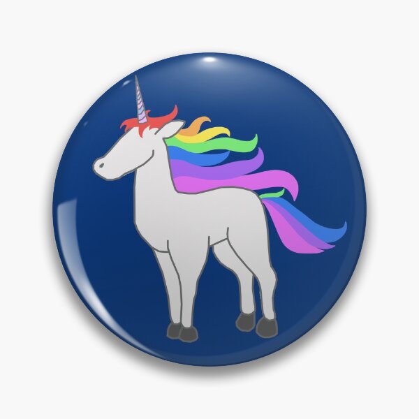 Item preview, rainbow unicorn flowing in the wind blue background  designed and sold by Ella's  Doodles And Designs.