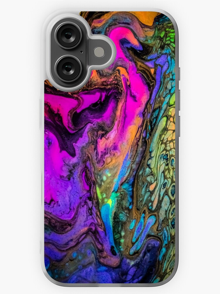 Iridescent glow abstract