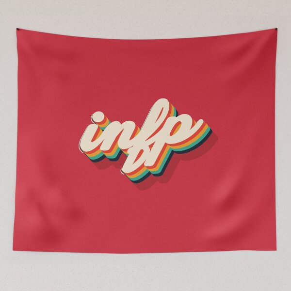 Item preview, INFP MBTI Type Arty Introvert Colorful designed and sold by RETROACTIVE SHOP.