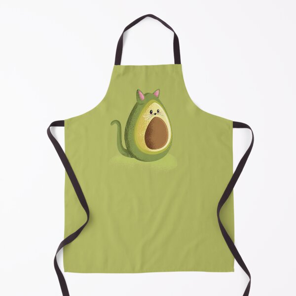 Item preview, Avogato Guacamole Cat designed and sold by Cute and Funny Animal Art Designs.