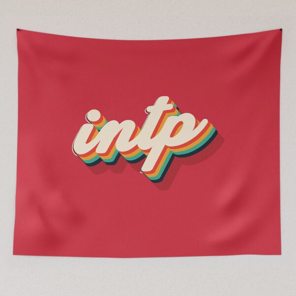 Item preview, INTP MBTI Type Arty Introvert Colorful designed and sold by RETROACTIVE SHOP.