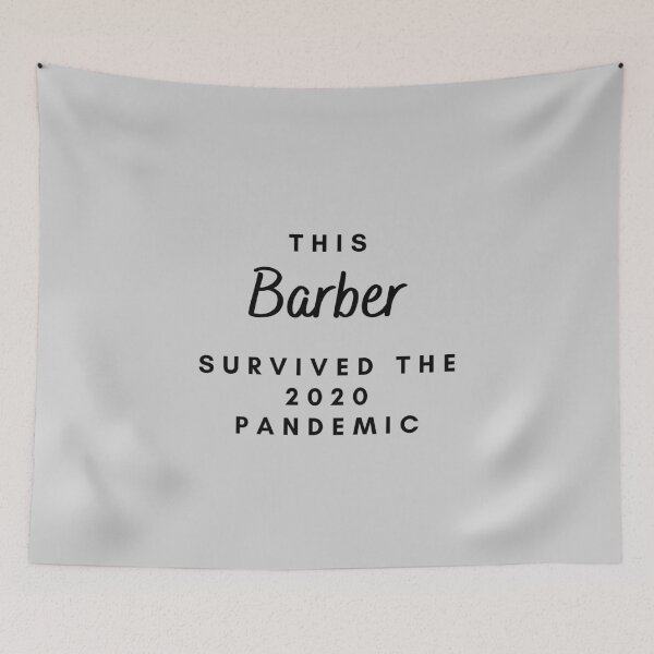 Item preview, This Barber Survived The 2020 Pandemic designed and sold by CreativeText.