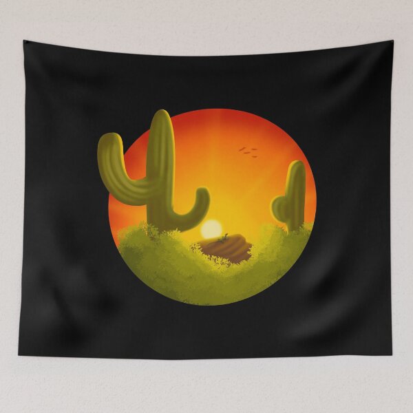 Item preview, Circle Desert Sunset designed and sold by Izyki-O.