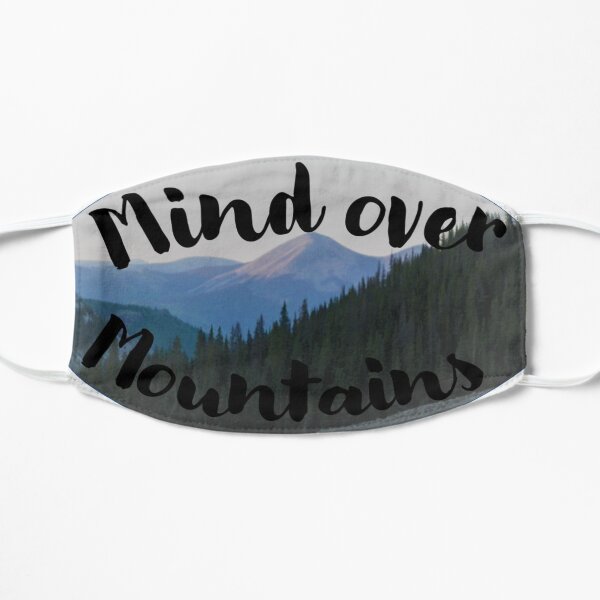 Mind over Mountains Flat Mask
