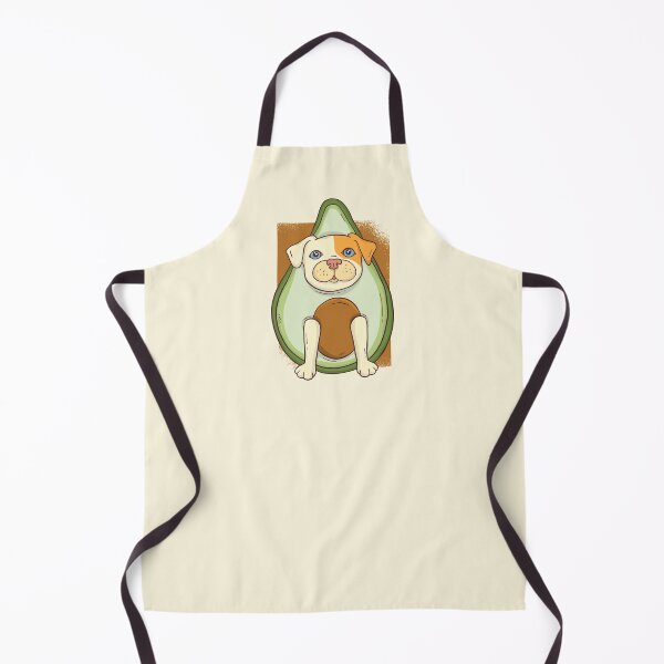 Item preview, Avocado American Pit Bull Terrier Puppy Dog designed and sold by Cute and Funny Animal Art Designs.