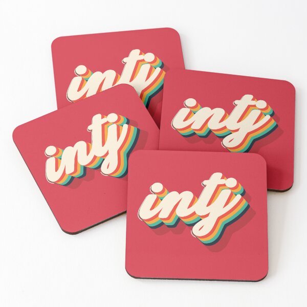 Item preview, INTJ MBTI Type Arty Introvert Colorful designed and sold by RETROACTIVE SHOP.