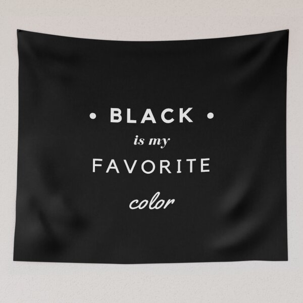 Item preview, Black is My Favorite Color designed and sold by MagicMoon23.