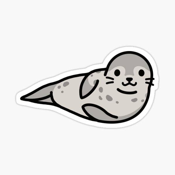 Item preview, Grey Seal designed and sold by littlemandyart.