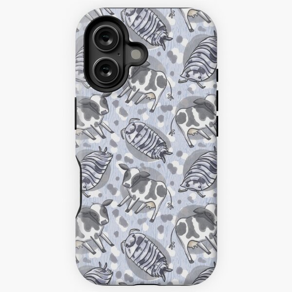 Dairy Cow Isopods- Blue iPhone Tough Case