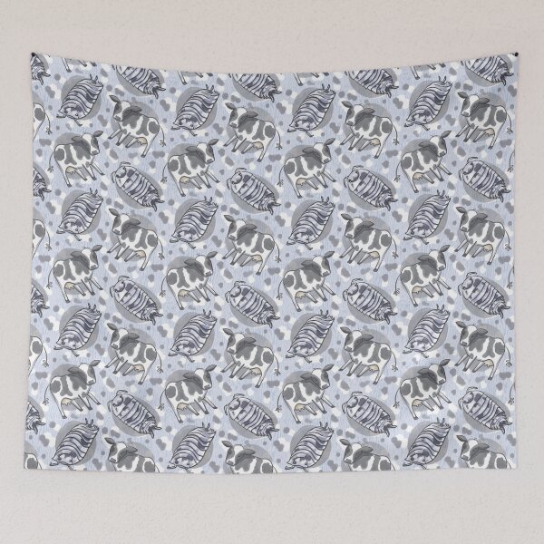 Item preview, Dairy Cow Isopods- Blue designed and sold by Kristina Savasta.