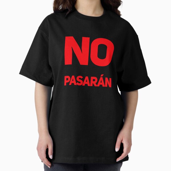 Vista previa del artículo con la obra «¡No Pasaran! - No pasarán - Lema de la Guerra Civil española», diseñado y vendido por Adrian Feliciano.