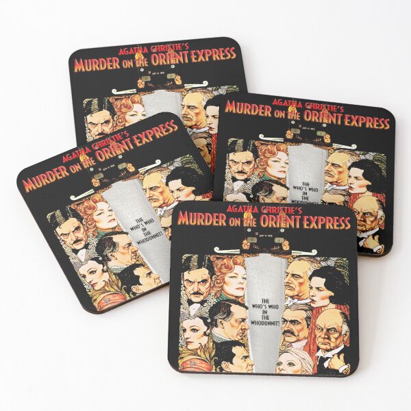 Murder on the Orient Express Coasters (Set of 4)