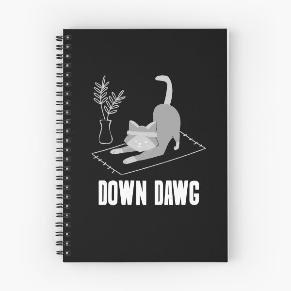 Item preview, Funny Down Dawg Yoga Cat designed and sold by LadySaltwater.