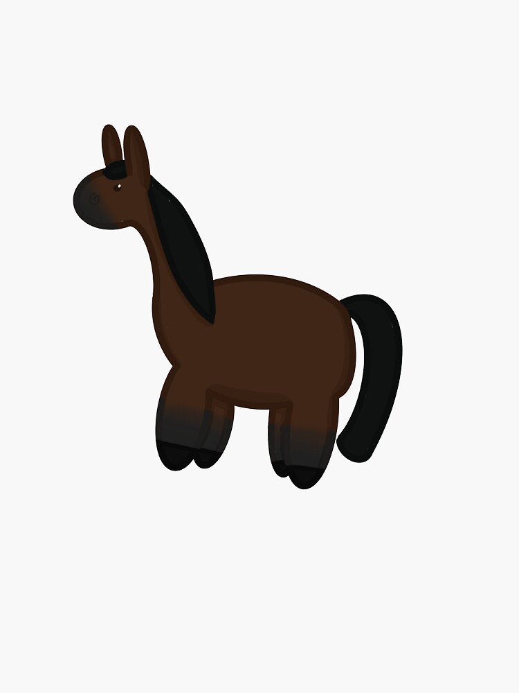 "Harry the Horse Sticker" Sticker by mcequestrian Redbubble